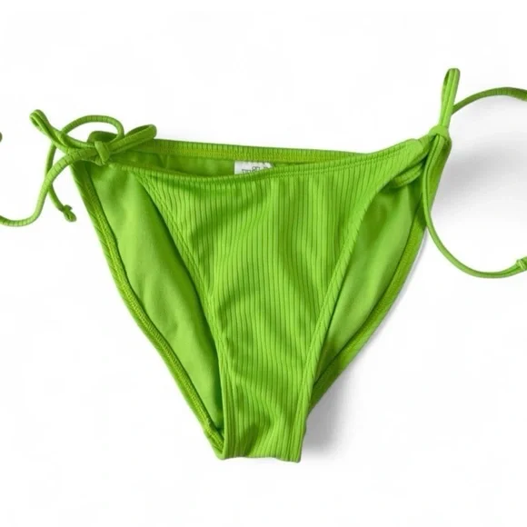Two Piece Lime Longline Bikini - Picture 3 of 3